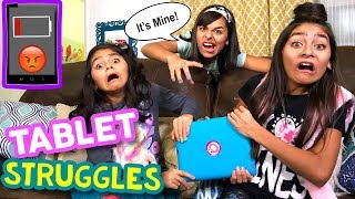 Tablet Struggles - Types of Kids - Funny Skits // GEM Sisters