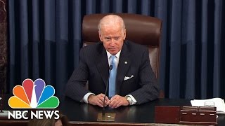 Joe Biden Emotional As Mitch McConnell, Harry Reid, Rename Part Of Bill After Beau Biden | NBC News