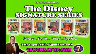 Autographed Funko Pops from Disney & Pixar Classics! The Disney Signature Series from 7BAP!