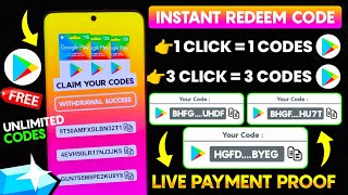 100% Free Redeem Code | Free Redeem Code App | Google Play Redeem Code App | Redeem Code App Today