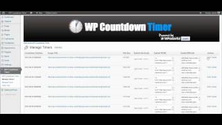 WP Coundown Timer User Guide Video