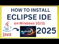 How to install Eclipse IDE on Windows 10/11 with JDK 23 [ 2025] | Eclipse IDE with JDK 23