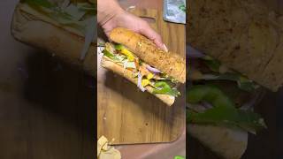 Craving for subway sandwich #love veggies #lovecooking