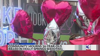 Community mourns teen killed in Holly Springs shooting