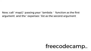 Learn Lambda Functions by Building an Expense Tracker | Python Beta Cert | Step 17