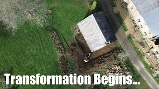 The Outside Transformation Starts NOW | French Village Renovation  (137)