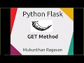 Python Flask - GET Method - Difference b/w JSON & Dictionary