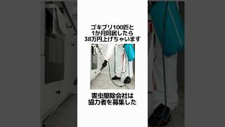 100匹のゴキブリと暮らすバイトに関する雑学