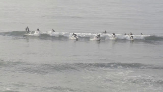 ５月５日部原の波朝６時半ごろ