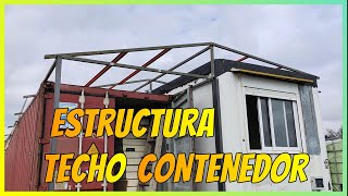 Estructura Techo Contenedor Marítimo