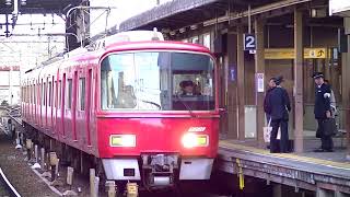 【ジョイント音】名鉄3500系更新車(3501F)　東岡崎駅発車！