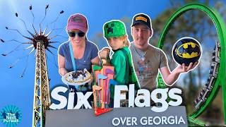 Six Flags Over Georgia Opening Day 2026! Merch Tour, Knotts Berry Farm Boysenberry items, VIP Lounge