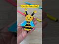 Bee Paper Craft | DIY Paper Craft Ideas | How to Make Easy Bee Craft #beecrafts #papercraft