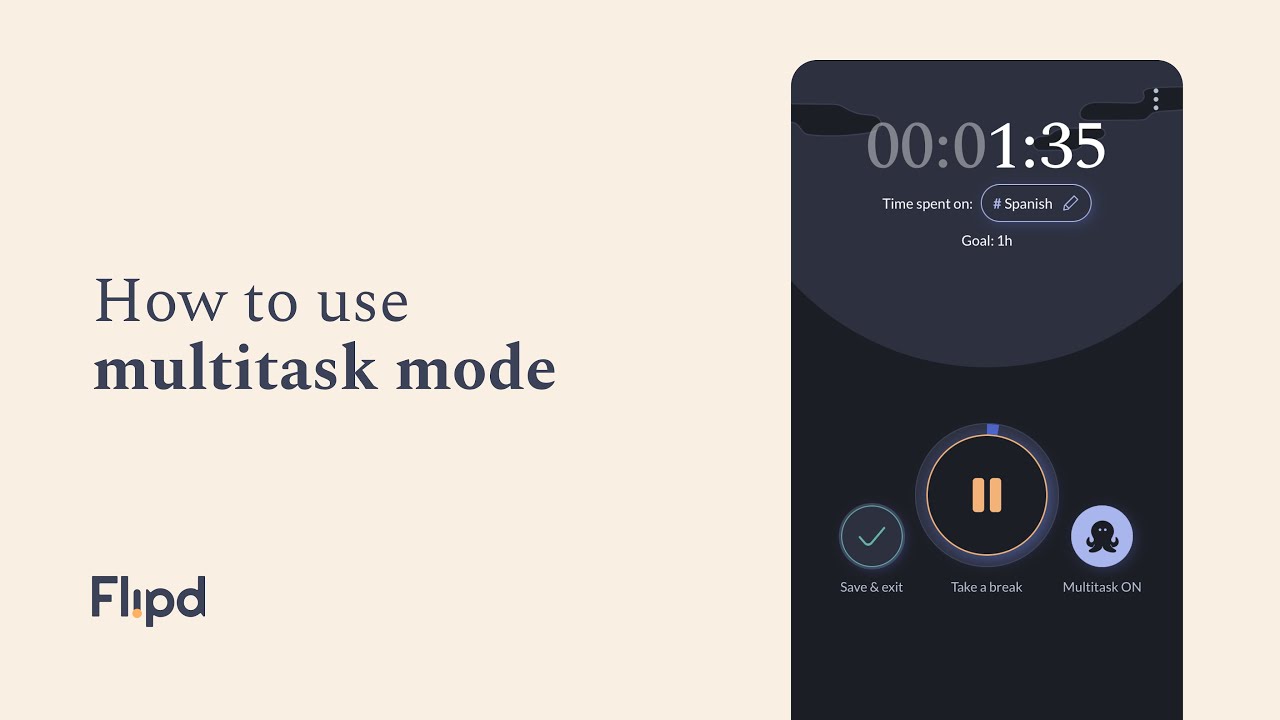 Flipd App Tutorial How To Use Multitask Mode Youtube