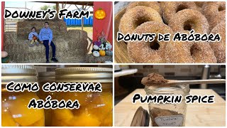 Fomos ao Downey’s Farm 🎃🎃Fiz Donuts e Conserva de Abóbora / Pumpkin Spice #fallrecipes #family