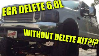 EGR delete for a 6.0L Powerstroke without delete kit!?!