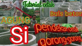 Tutorial cetak gorong-gorong!Buis beton,#prayitjuoszchanel #profilbeton #tutorialcetakgoronggorong