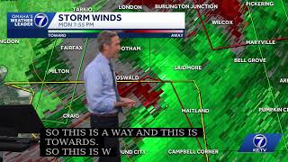 Tracking Severe Weather Monday