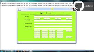 Number System Conversion (Full GUI Based)