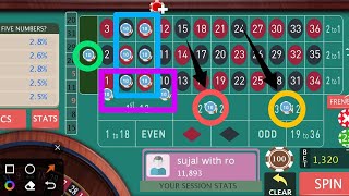 97.8% WINNING STRATEGY IN ROULETTE 💸 II ROULETTE TRICKS II @sujalwithrouletteee