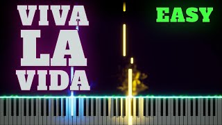 Viva La Vida - Coldplay | Easy Piano Tutorial