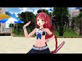 【mmd艦これ】村雨 江風 山風でkiller b【水着】