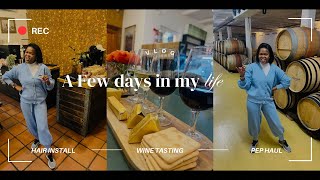 Vlog: Hair installation | Wine tasting experience at Zevenwacht wine estate | Pep home haul