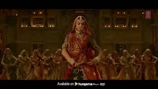 Padmavati Ghoomar Song  Deepika Padukone  Shahid Kapoor  Ranveer Singh
