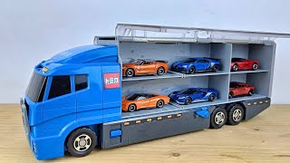 13 Types Cars Tomica ☆ Open Tomica and place it on big Okataduke convoy