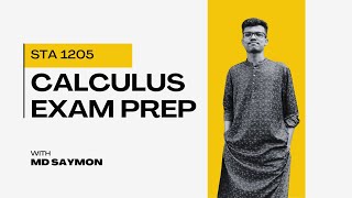 STA 1205 | Calculus Exam Prep | Day 1