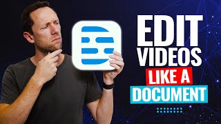 Edit Videos by Editing TEXT! (Descript Tutorial for Video Editing)