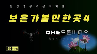 보은가볼만한곳4 ㅣ 속리산연꽃 공원 ㅣ 4k드론영상