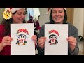 comment dessiner un pingouin de noël