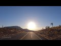 relaxing arizona desert sunset drive 4k