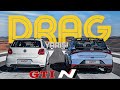 204hp Hyundai i20N vs 180hp VW Polo GTI Drag Yarışı | Hot Hatch'ler Uçak Pistinde