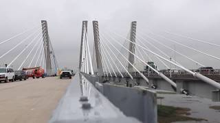 Tour the new twin Goethals Bridge span