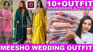 Meesho 🛍️🌸10+Wedding Special Haul || New arrival || Sharara Set/Patiyala Set ||Honest Review😎