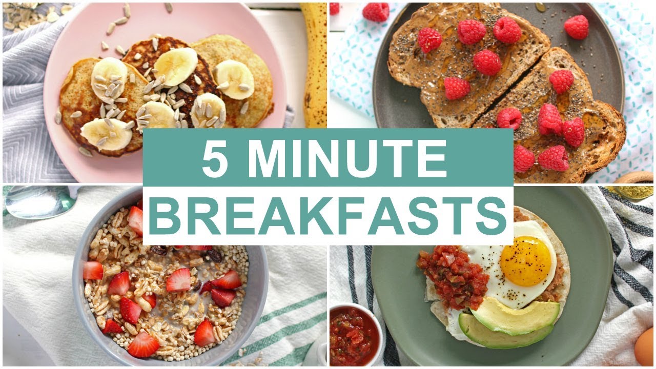 Easy Breakfast Ideas To Make In 5 Minutes - Home Alqu