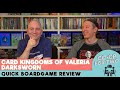 Card Kingdoms of Valeria: Darksworn Cooperative Expansion - Critical Review