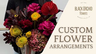 Discover the Best Custom Flower Arrangements in Los Angeles | Black Orchid Flowers 🌸