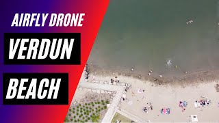 VERDUN BEACH , MONTREAL , CANADA (DRONE 4K )