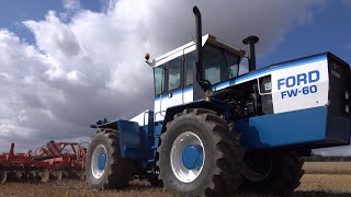 FORD'S 335hp FLAGSHIP FW60 Dragging a BLOCKED Cultivator