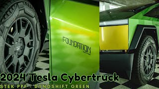 2024 Tesla Cybertruck - Stek PPF DynoShift Green