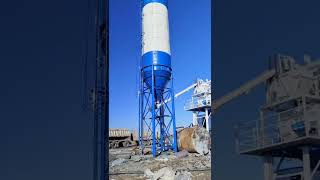 Hengyuan concrete batching plant HZS50 installation and commissioning in Kazakhstan