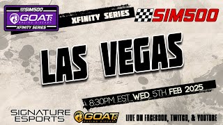 LAS VEGAS | GOAT RACING DIECAST XFINITY SERIES | POWERED BY SIM500  #iracing #league #gaming