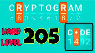 CRYPTOGRAM 205