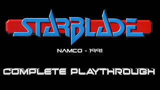 Starblade, Namco 1991 - Full Playthrough