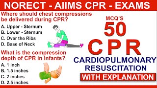 norcet exams preperation | aiims norect 2023 | cpr norect question and answers | nursing test series