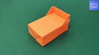 Easy Tutorials - How to Make a Paper Bed - Easy Origami~