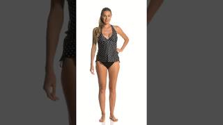 Prego Swimwear Maternity Dot Tankini Set | SwimOutlet.com